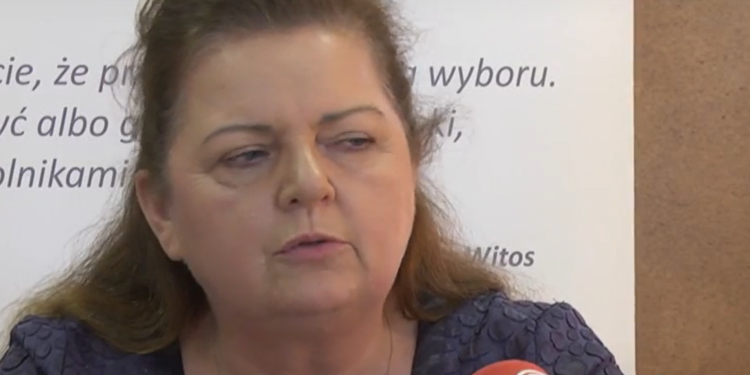 Była posłanka Samoobrony, Renata Beger pokazała się publicznie po dłuższym czasie na proteście rolników w Warszawie.