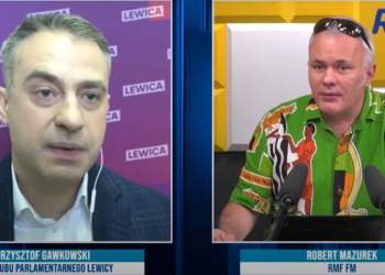 Prowadzący audycję w RMF FM Robert Mazurek nie wytrzymał podczas rozmowy z politykiem Lewicy, nie spodobała mu się wypowiedź o żydach i LGBT.