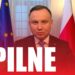 Rzecznik prezydenta przekazał wieści: Andrzej Duda jest zakażony koronawirusem - poinformował jego rzecznik.