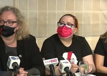 Strajk kobiet: Marta Lempart i Klementyna Suchanow podczas niedawne konferencji prasowej weszły w głęboką polemikę z jednym z dziennikarzy