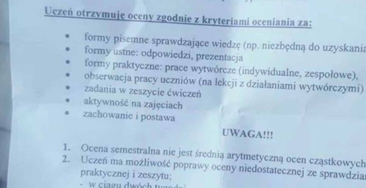 10-latka przyniosła ze szkoły dokument do podpisania. W sieci rozpętała się burza. Ludzie nie dowierzają