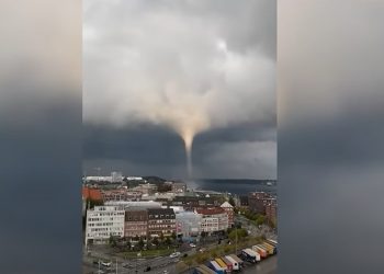 Przerażające sceny nad Bałtykiem. Tornado spychało ludzi do wody. Są ciężko ranni (wideo)